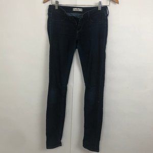 Hollister Dark Blue Faded Jeggings Size 3R w26